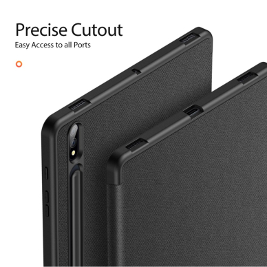 Samsung TAB S9+ / S9 FE+ / S10+ 12.4" Black DUX DUCIS DOMO TRIFOLD dėklas 8