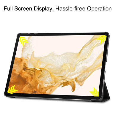 Samsung TAB S9+ / S9 FE+ / S10+ 12.4" black TRIFOLD dėklas 2