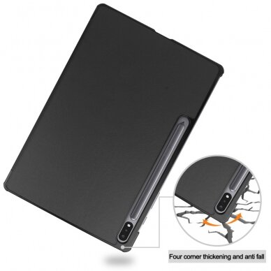 Samsung TAB S9+ / S9 FE+ / S10+ 12.4" black TRIFOLD dėklas 6