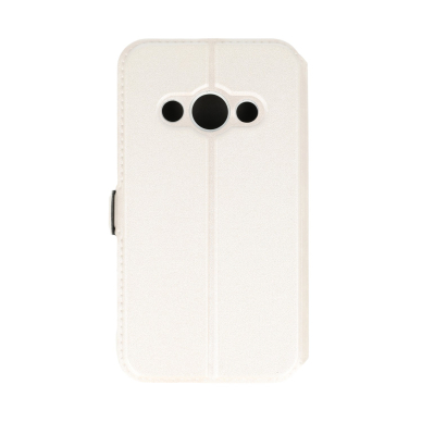 Samsung Xcover 3 baltas book pocket dėklas 1