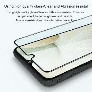 Samsung Xcover 6 PRO black pilnas 5D stiklas 3