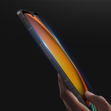 Samsung Xcover 7 black pilnas 5D stiklas 5