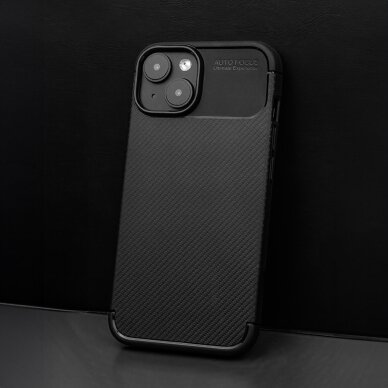 Samsung Xcover 7 juoda Carbon Fiber nugarėlė 8