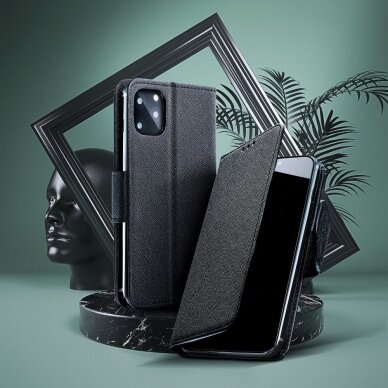 Samsung Xcover3 juodas Fancy diary dėklas 7