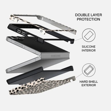 Samsung Z FLIP7 5G Almond Latte Tough BURGA nugarėlė 1