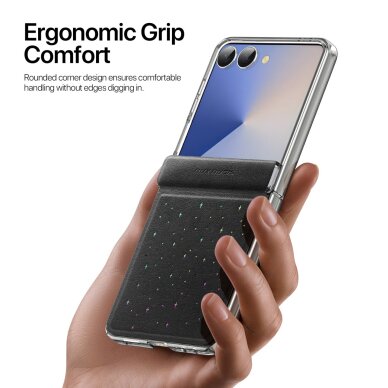 Samsung Z FLIP7 5G black DUX DUCIS Stex Series nugarėlė 4