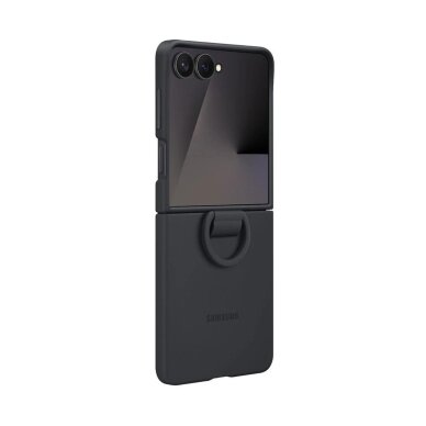 Samsung Z FLIP7 5G Black Original Silicone Ring nugarėlė EF-PF766TBE 1