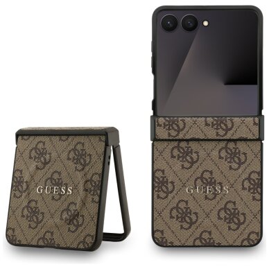 Samsung Z FLIP7 5G brown MagSafe 4G Classic GUESS nugarėlė