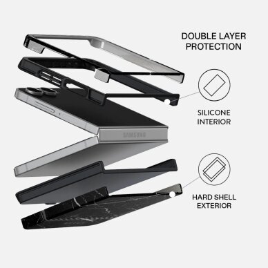 Samsung Z FLIP7 5G Noir Origin Tough BURGA nugarėlė 1