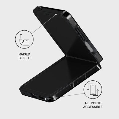 Samsung Z FLIP7 5G Noir Origin Tough BURGA nugarėlė 2