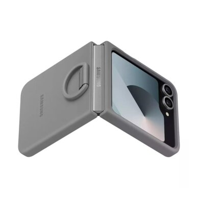 Samsung Z FLIP7 FE 5G / Z FLIP6 5G Grey Original Silicone Ring nugarėlė EF-PF741TJE 2