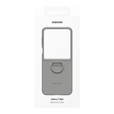 Samsung Z FLIP7 FE 5G / Z FLIP6 5G Grey Original Silicone Ring nugarėlė EF-PF741TJE 4