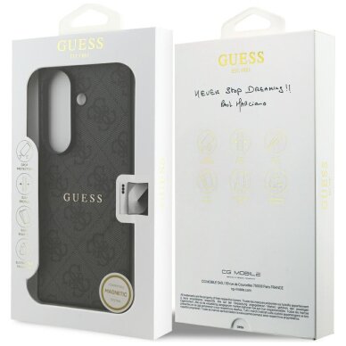 Samsung Z FOLD7 5G black MagSafe PU 4G Classic Logo GUESS nugarėlė GUHMZFD7P4MSEGCK 7