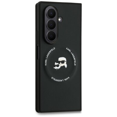 Samsung Z Fold7 5G black MagSafe PU Karl & Choupette Heads KARL LAGERFELD nugarėlė KLHMZFD7PSMLRKCK 4
