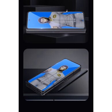 Samsung Z FOLD7 5G black pilnas Mr. Monkey 5D stiklas 3