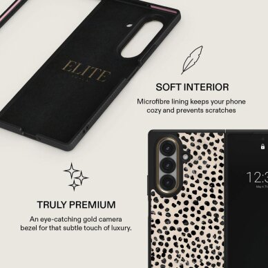 Samsung Z FOLD7 5G Elite Gunmetal Almond Latte BURGA nugarėlė 2