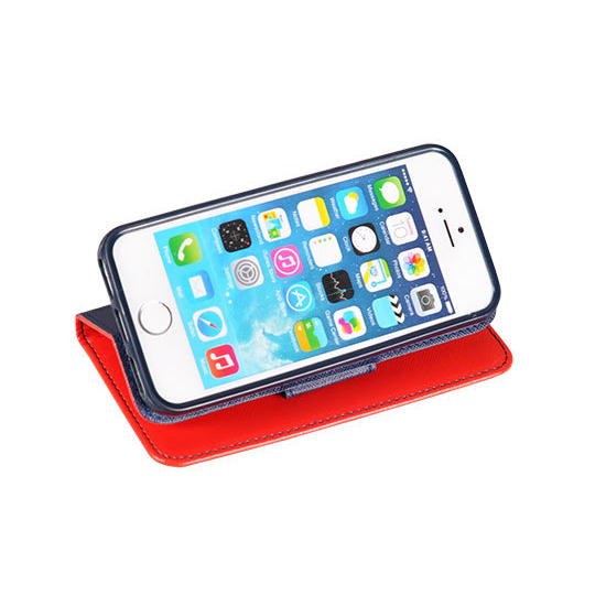 Samsung A33 5G raudonas Fancy Diary dėklas 2