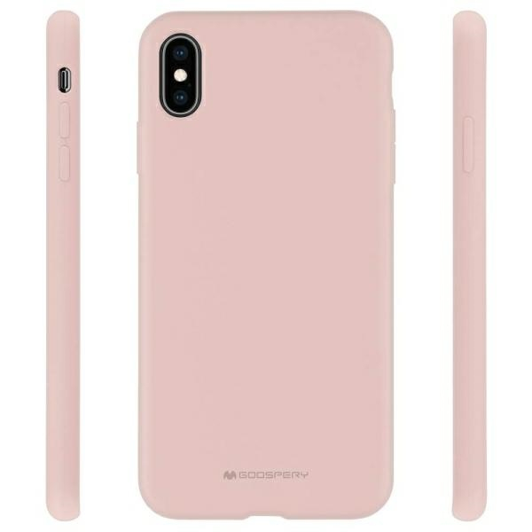 Samsung A22 5G pink sand MERCURY SILICONE nugarėlė 1