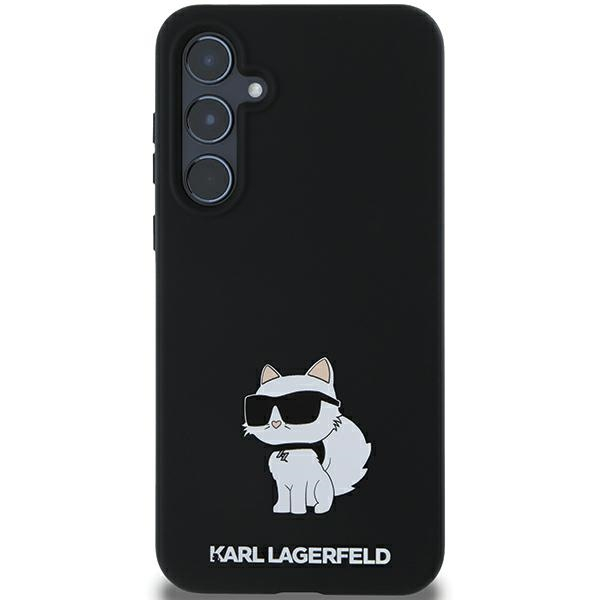 Samsung A55 5G black Silicone Choupette KARL LAGERFELD nugarėlė 2