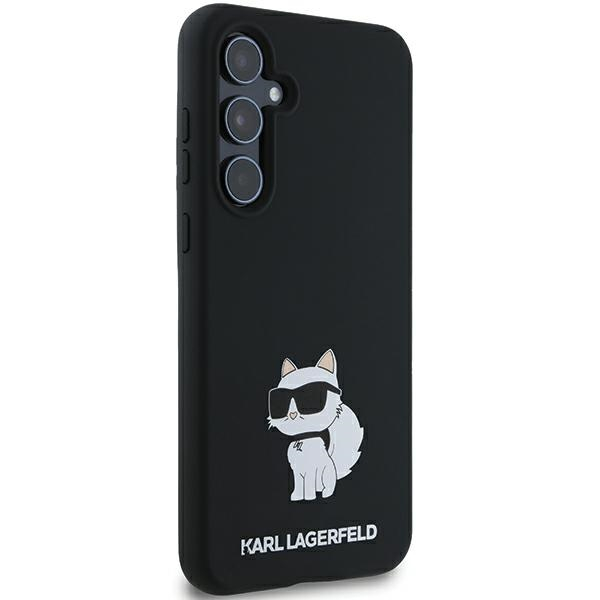 Samsung A55 5G black Silicone Choupette KARL LAGERFELD nugarėlė 3