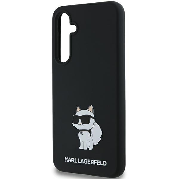 Samsung A55 5G black Silicone Choupette KARL LAGERFELD nugarėlė 5