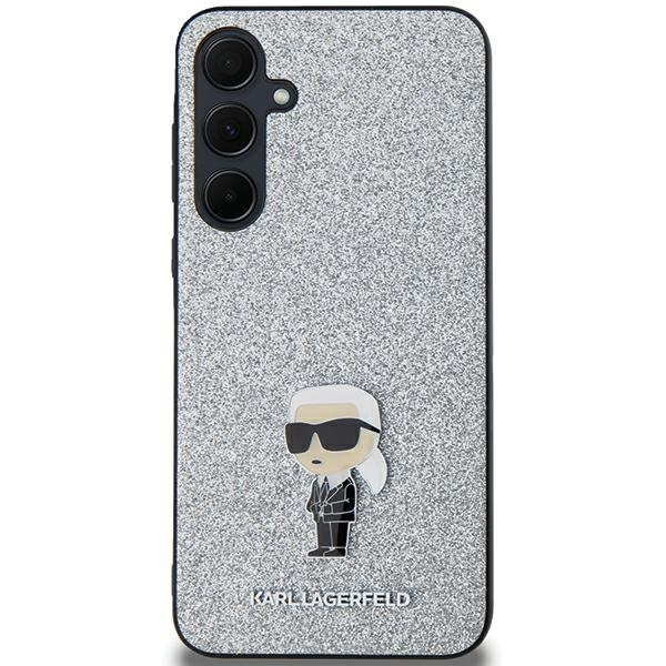 Samsung A55 5G silver Fixed Glitter Ikonik Metal Pin KARL LAGERFELD nugarėlė 2
