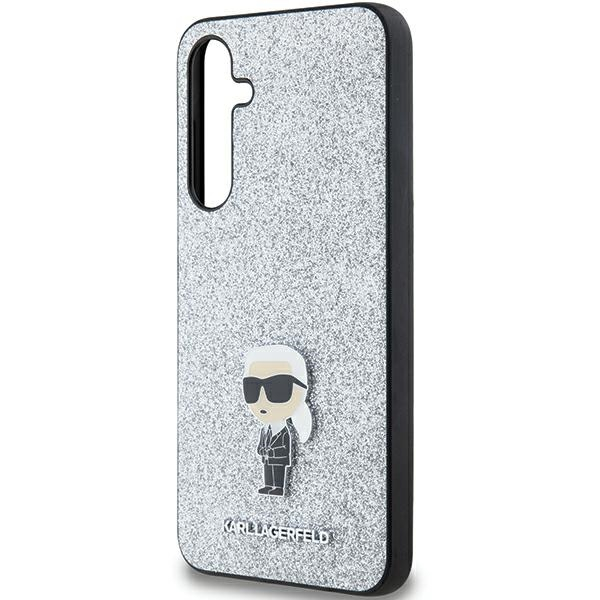 Samsung A55 5G silver Fixed Glitter Ikonik Metal Pin KARL LAGERFELD nugarėlė 5