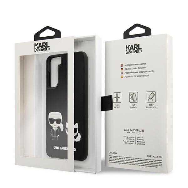 Samsung S21 PLUS juoda KARL LAGERFELD nugarėlė KLHCS21MPCUSKCBK 7