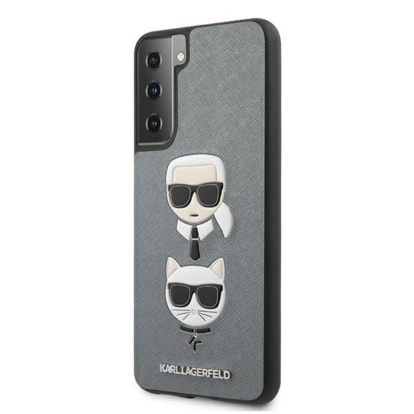 Samsung S21 PLUS pilka KARL LAGERFELD nugarėlė KLHCS21MSAKICKCSL 1
