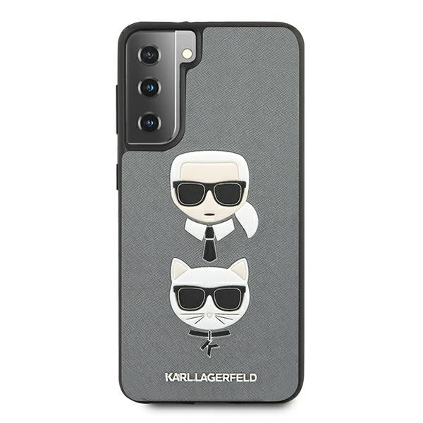 Samsung S21 PLUS pilka KARL LAGERFELD nugarėlė KLHCS21MSAKICKCSL 2