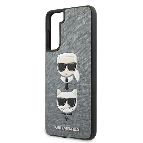 Samsung S21 PLUS pilka KARL LAGERFELD nugarėlė KLHCS21MSAKICKCSL 5