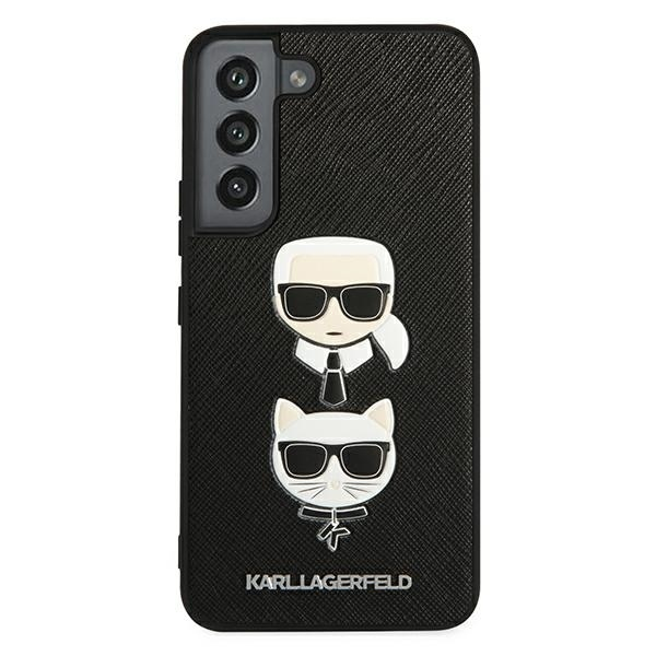 Samsung S22 PLUS juoda KARL LAGERFELD nugarėlė KLHCS22MSAKICKCBK 2