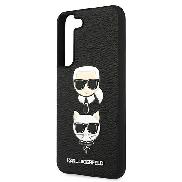 Samsung S22 PLUS juoda KARL LAGERFELD nugarėlė KLHCS22MSAKICKCBK 5