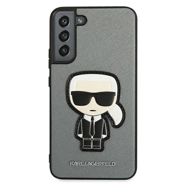 Samsung S22 PLUS sidabro spalvos KARL LAGERFELD nugarėlė KLHCS22MOKPG 2 Samsung S22 PLUS sidabro spalvos KARL LAGERFELD nugarėlė KLHCS22MOKPG 2