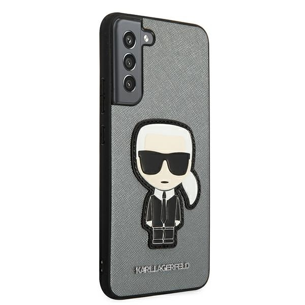 Samsung S22 PLUS sidabro spalvos KARL LAGERFELD nugarėlė KLHCS22MOKPG 4 Samsung S22 PLUS sidabro spalvos KARL LAGERFELD nugarėlė KLHCS22MOKPG 4