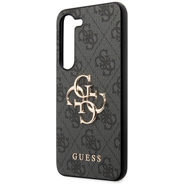 Samsung S23 FE black PU Leather 4G Metal Logo GUESS nugarėlė 5