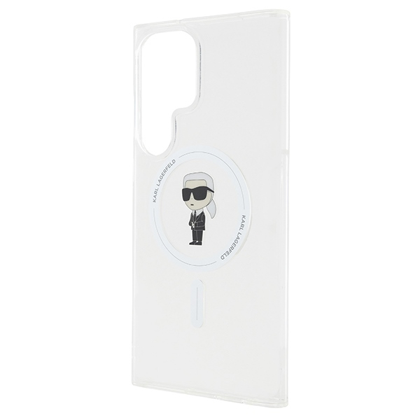 Samsung S23 ULTRA Transparent MagSafe Ikonik IML KARL LAGERFELD nugarėlė 5