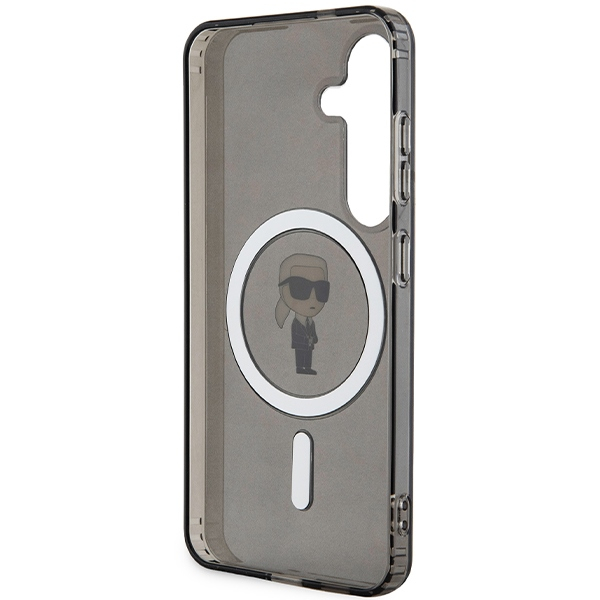 Samsung S24 black MagSafe Ikonik IML KARL LAGERFELD nugarėlė 6