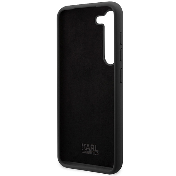 Samsung S24 black Silicone Choupette KARL LAGERFELD nugarėlė 6