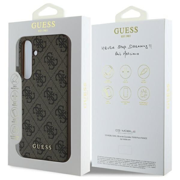 Samsung S24 FE brown Charms GUESS nugarėlė 7