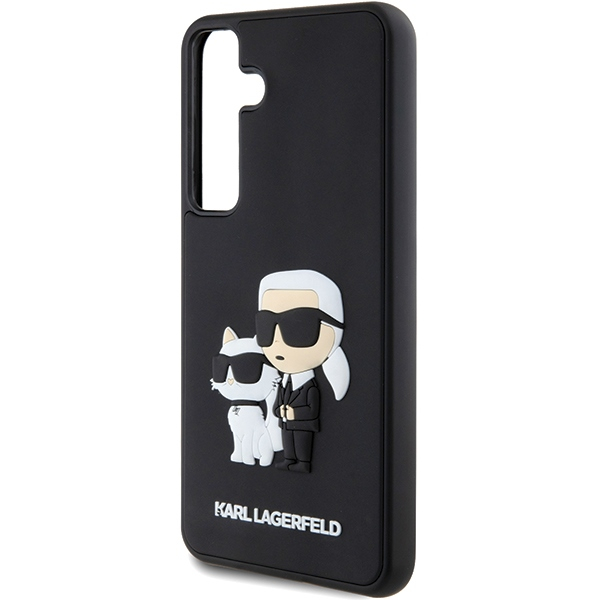 Samsung S24 PLUS black 3D Rubber Karl&Choupette KARL LAGERFELD nugarėlė 5
