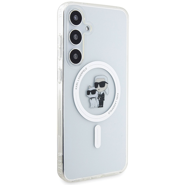 Samsung S24 PLUS transparent Karl&Choupette IML MagSafe KARL LAGERFELD nugarėlė 3