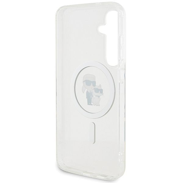 Samsung S24 PLUS transparent Karl&Choupette IML MagSafe KARL LAGERFELD nugarėlė 6