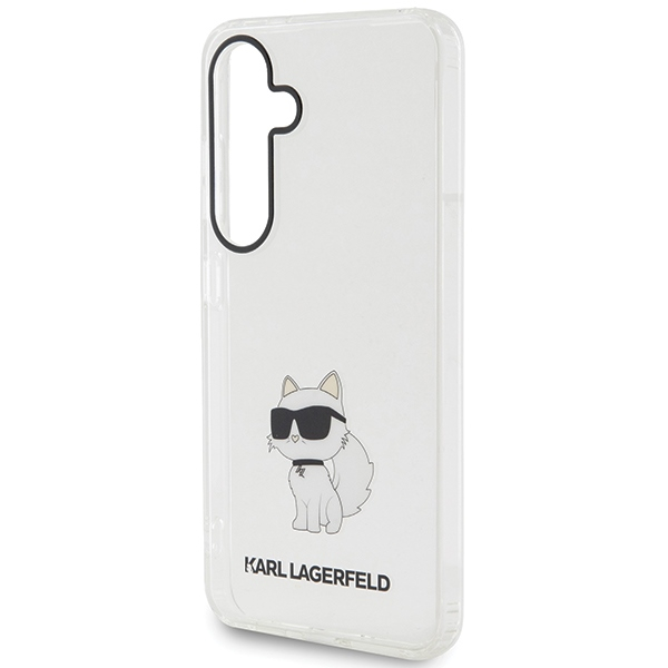 Samsung S24 transparent Choupette IML KARL LAGERFELD nugarėlė 5