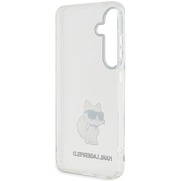 Samsung S24 transparent Choupette IML KARL LAGERFELD nugarėlė 6