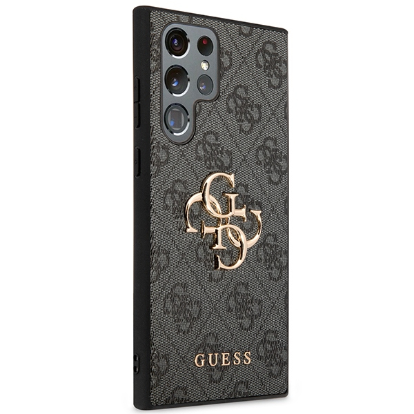 Samsung S24 ULTRA black Big Metal Logo GUESS nugarėlė 3