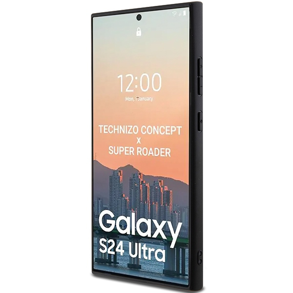 Samsung S24 ULTRA black Saffiano Karl&Choupette Metal PIN KARL LAGERFELD nugarėlė 4