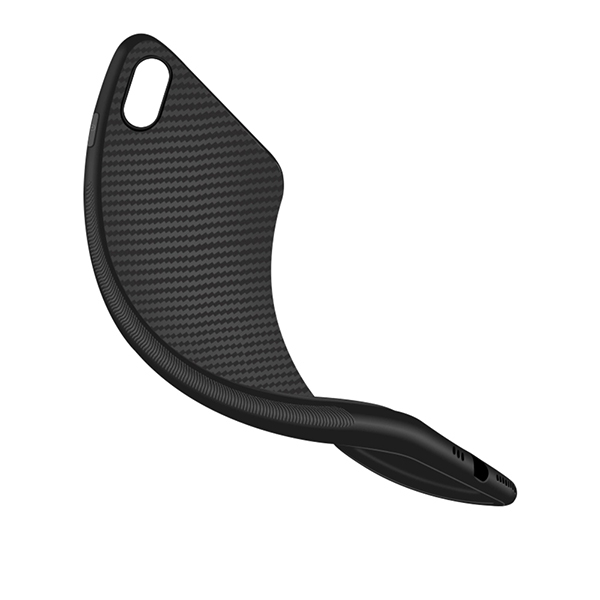 Samsung S8 juoda Carbon nugarėlė