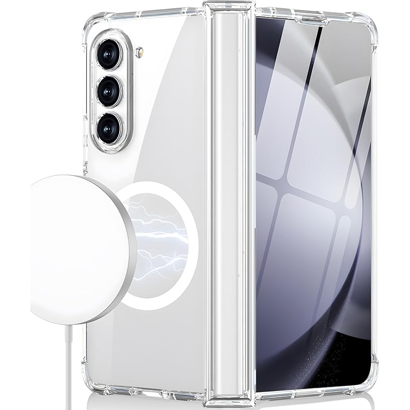 Samsung FOLD6 5G clear MagSafe Mr. Monkey nugarėlė