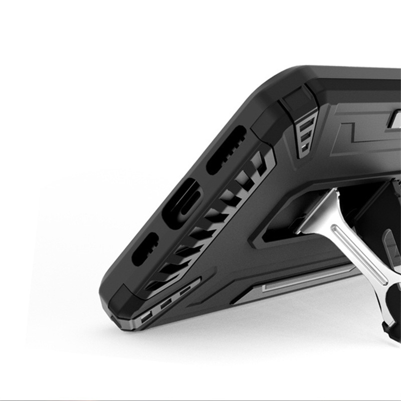 Samsung S22 PLUS juoda SHOCK ARMOR nugarėlė 2